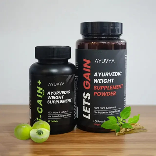 Arovyam Lets Gain & i-Gain+ Healthy Weight Support Combo
