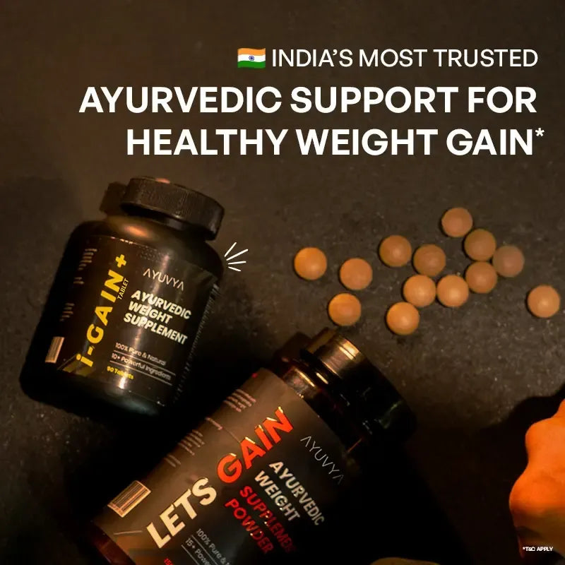 Arovyam Lets Gain & i-Gain+ Healthy Weight Support Combo